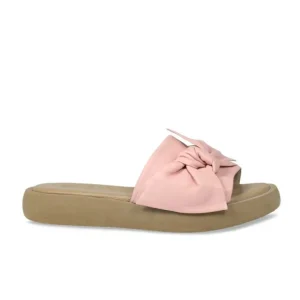 Sole Bliss Bailey: Blush Leather^ Flats | Sandals