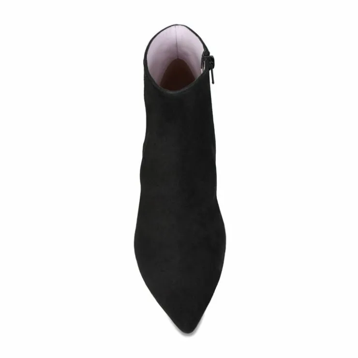 Sole Bliss Billie: Black Suede^ Heels | Boots