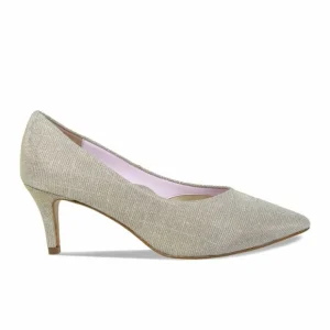 Sole Bliss Carmen: Metallic Taupe^ Heels