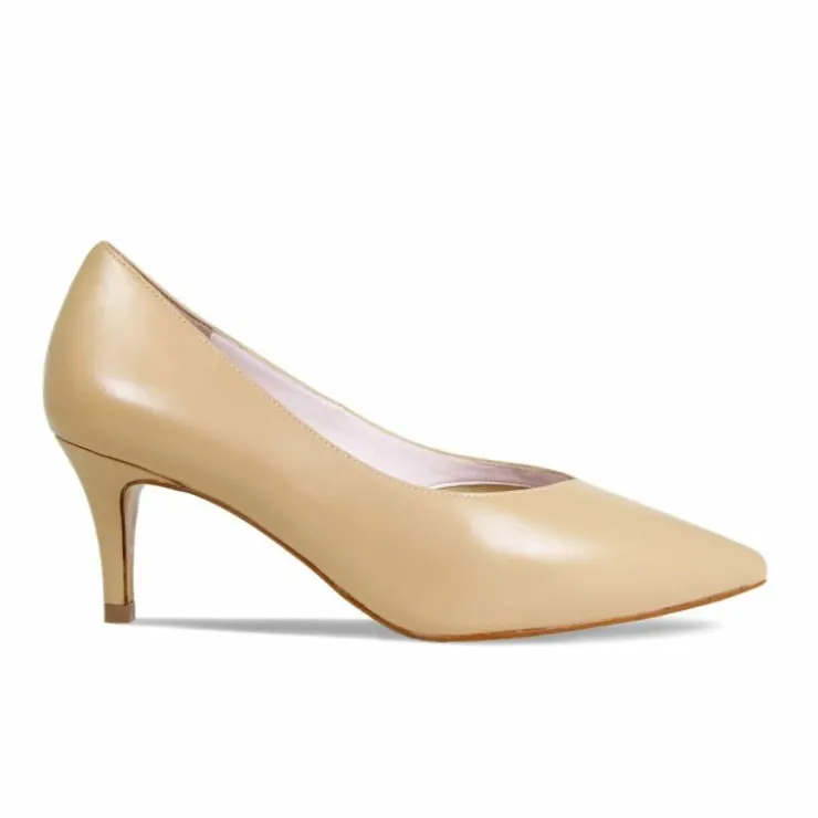 Sole Bliss Carmen: Sand Leather^ Heels