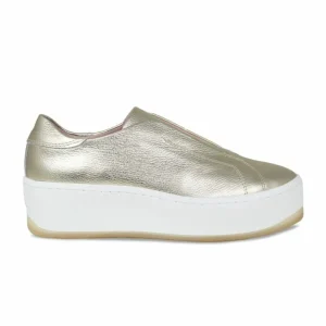 Sole Bliss Drama: Gold Leather^ Flats | Sneakers