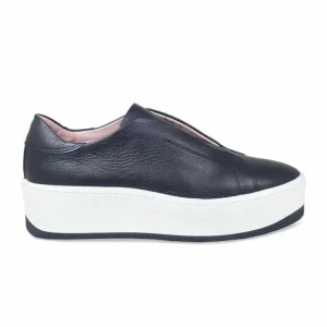Sole Bliss Drama: Navy Leather^ Flats | Sneakers