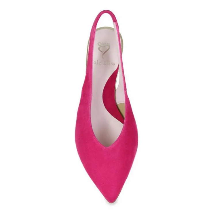 Sole Bliss Elsa: Fuchsia Suede^ Heels