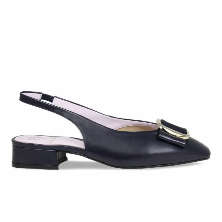 Sole Bliss Faith: Navy Leather^ Flats