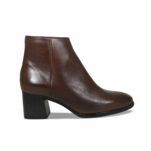 Sole Bliss Frankie: Chestnut Leather^ Heels | Boots