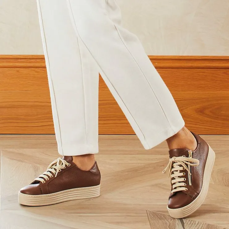Sole Bliss Hampton: Tan Leather^ Flats | Sneakers