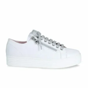 Sole Bliss Hero: White Leather^ Flats | Sneakers