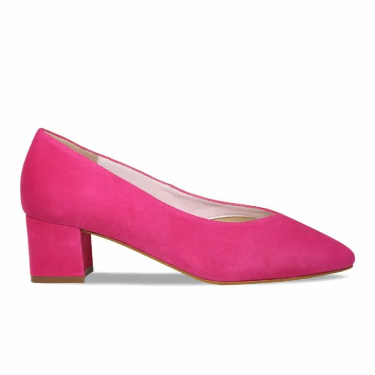 Sole Bliss Ingrid: Fuchsia Suede^ Heels