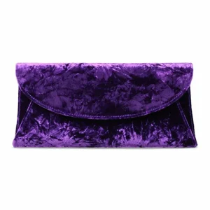 Sole Bliss Jenna: Purple Velvet^ Occasion Bags | Matching Bags & Shoes