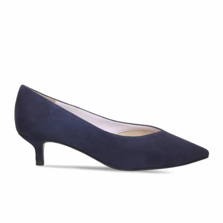 Sole Bliss Kitty: Navy Suede^ Heels