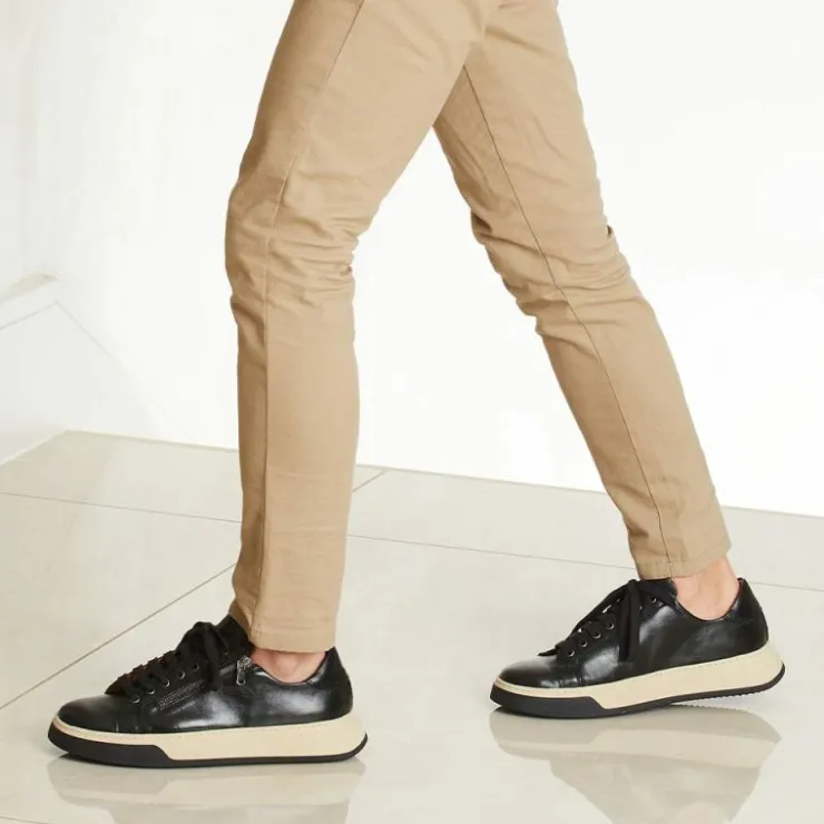 Sole Bliss MEN'S Statement: Black Leather^ Men's Collection