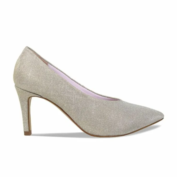 Sole Bliss PRE ORDER - Pandora: Metallic Taupe^ Heels | Matching Bags & Shoes
