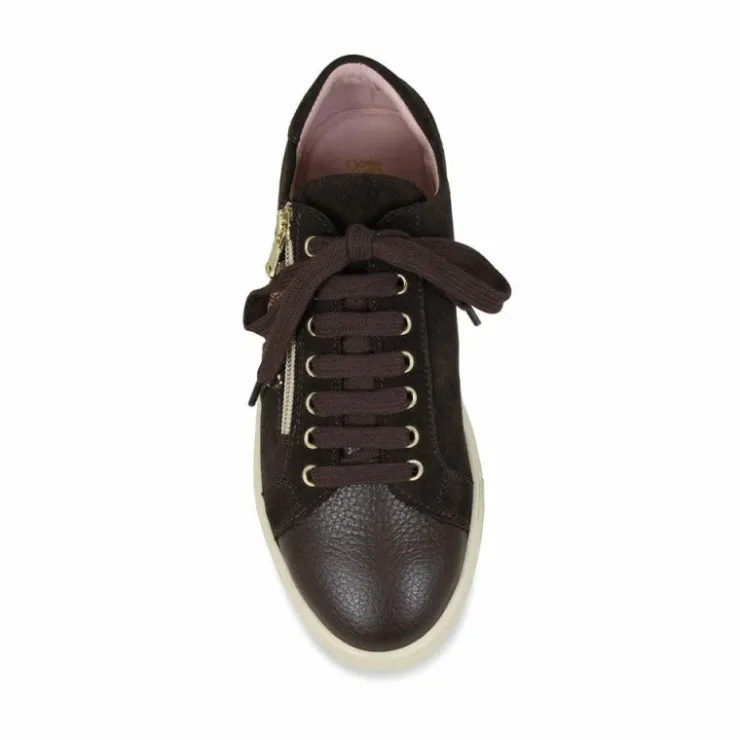 Sole Bliss Sprint: Chocolate Leather & Suede^ Flats | Sneakers