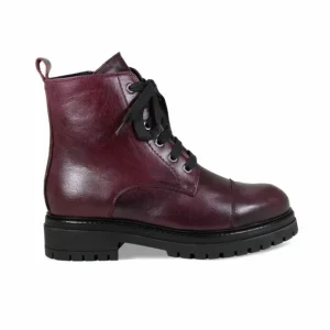 Sole Bliss Tread: Plum Leather^ Boots