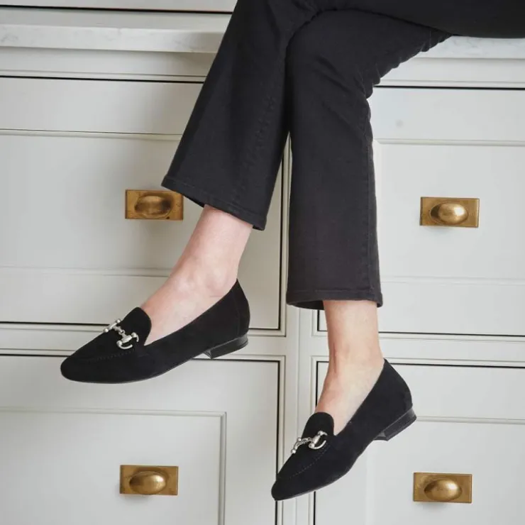 Sole Bliss Trinity: Black Suede^ Flats | Loafers