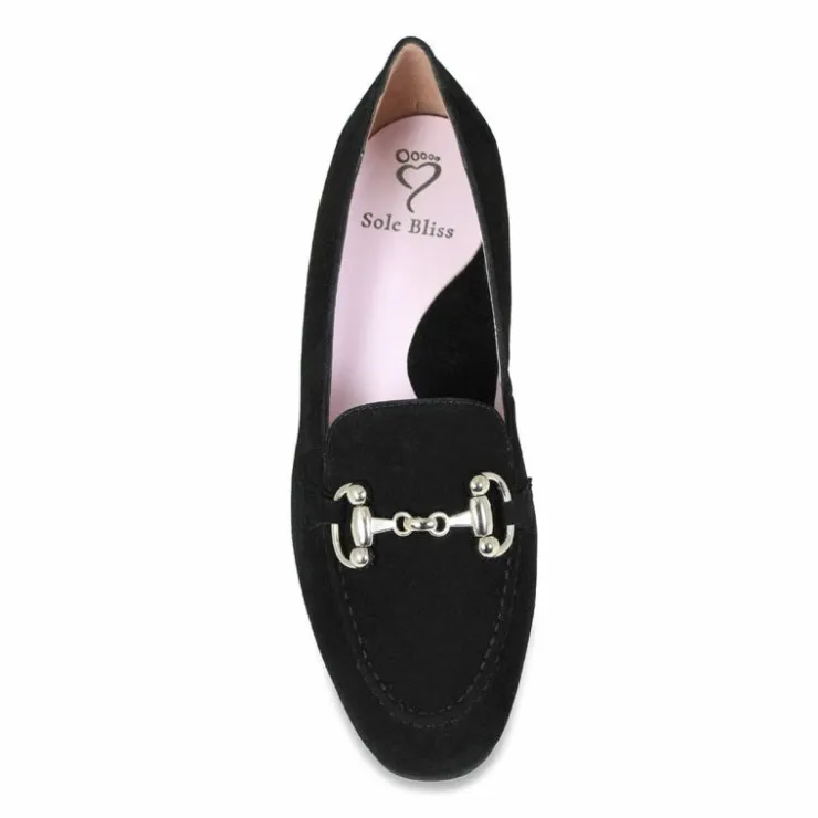 Sole Bliss Trinity: Black Suede^ Flats | Loafers