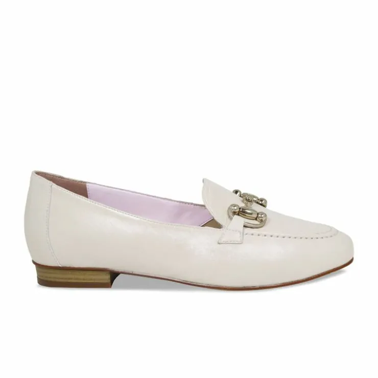 Sole Bliss Trinity: Cream Leather^ Flats | Loafers
