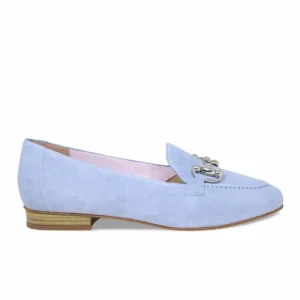 Sole Bliss Trinity: Sky Blue Suede^ Loafers