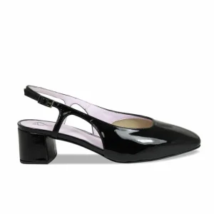 Sole Bliss Venus: Black Patent Leather^ Heels