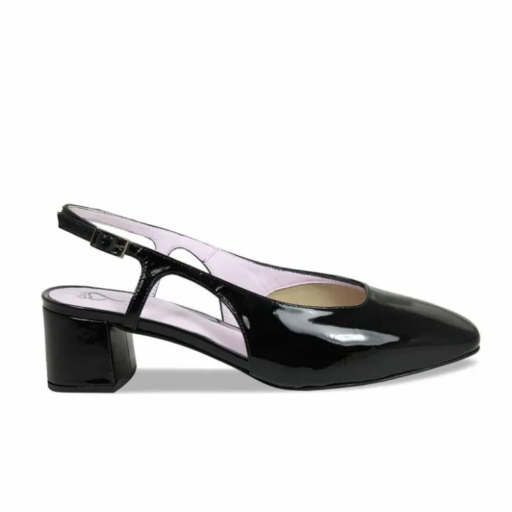 Sole Bliss Venus: Black Patent Leather^ Heels