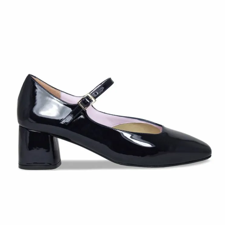 Sole Bliss Vida: Navy Patent Leather^ Heels